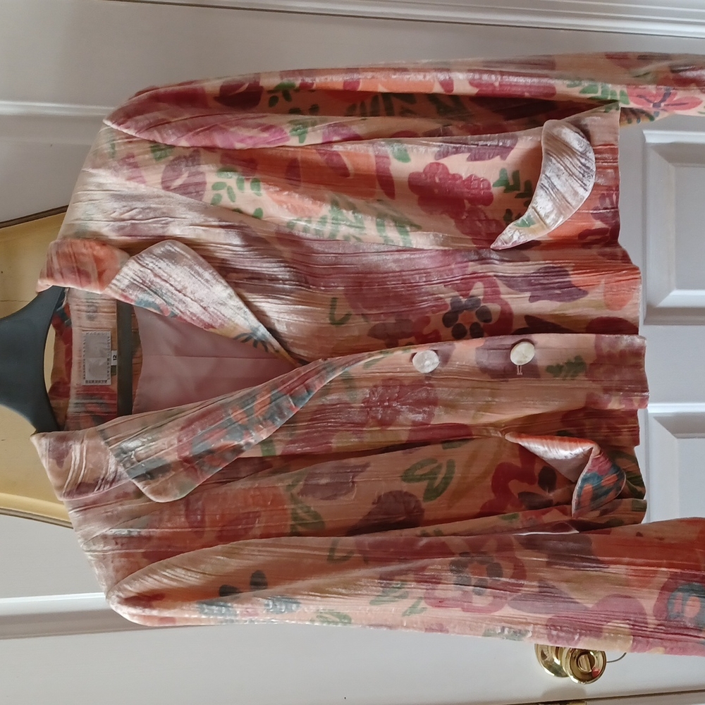 Alberto Makali Silk Blazer Jacket GORGEOUS!